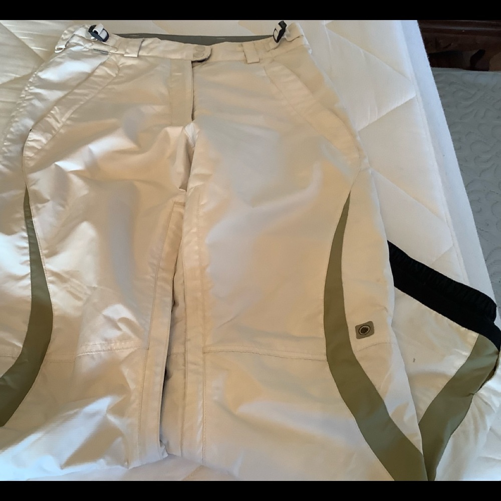 Columbia Convert Ski Snow Pants Small (6-8) Cream